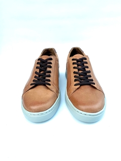 Zapatilla de cuero con cordones Cavatini H (70-5482) en internet