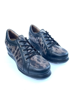 Zapatilla de cuero acordonada Madero (4509) - comprar online