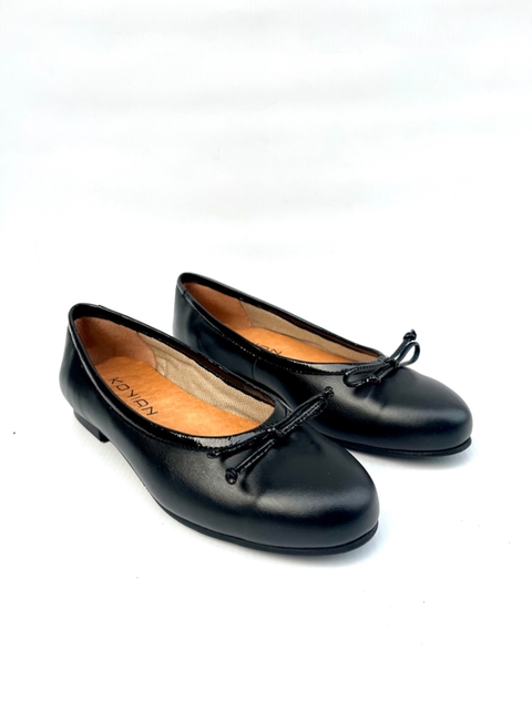 Chata de cuero con moño Kalel (1046)