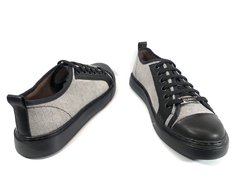 Zapatilla combinada Franco Pasotti (Top) - Calzados Miguel Angel - Zapatos de cuero