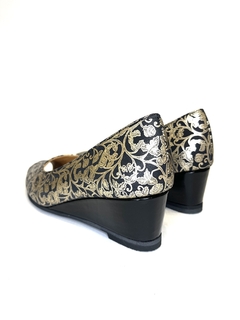 Zapato de cuero combinado Kalel (289) - Calzados Miguel Angel - Zapatos de cuero