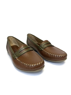 Mocasin de cuero con vincha Kalel (1913)