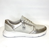 Zapatilla de cuero combinada Cavatini (39-1322)