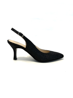 Stiletto de cuero glitter Abel Mingrino (2923) - comprar online