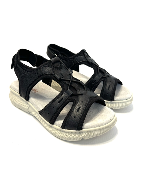 Sandalia de cuero combinada Keady (7009)