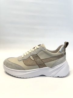 Zapatilla de cuero combinada Barbieri (23-131) - comprar online