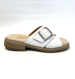 Chinela de cuero con hebilla Gina Ferrari (6200) - comprar online