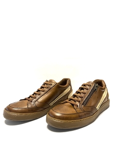 Zapatilla de cuero combinada Franco Pasotti (RAPALLI) - comprar online