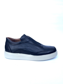 Zapatilla de cuero con elástico Talbot (28110). - comprar online