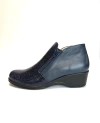 Bota de cuero combinada Kalel (1147)