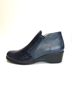 Bota de cuero combinada Kalel (1147)