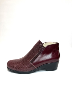 Bota de cuero combinada Kalel (1147)