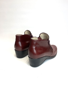 Bota de cuero combinada Kalel (1147) - Calzados Miguel Angel - Zapatos de cuero