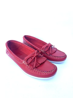 Mocasín de cuero con flecos Perissinotto M (306/2)