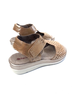 Sandalia de cuero con abrojo Keady (621) - Calzados Miguel Angel - Zapatos de cuero