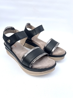 Sandalia de cuero combinada Keady (4112)