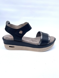 Sandalia de cuero combinada Keady (4112) - comprar online