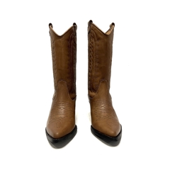 Bota texana de cuero Micadel (Troya) bisonte - Calzados Miguel Angel - Zapatos de cuero