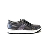 Zapatilla de cuero con glitter Gina Ferrari (1013) peltre