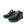 Zapatilla de cuero Penelope (1234) negro/ch.