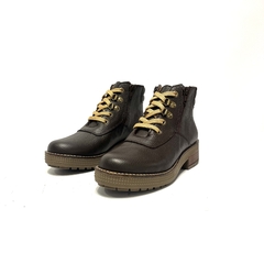 Borcego de cuero Gina Ferrari (1700) roble - comprar online