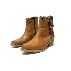 Bota texana de cuero Penelope (1871) Tostado - comprar online