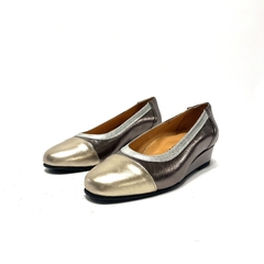 Clásico de cuero Kalel (56k) peltre-plata-champagne - comprar online