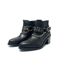 Bota de cuero Gravagna (4220) negro - comprar online