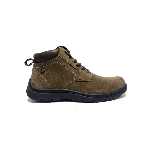 Bota acordonada de nobuck Cavatini (70-5245) roca