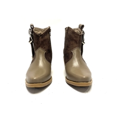 Bota texana de cuero Penelope (1871) visón - Calzados Miguel Angel - Zapatos de cuero