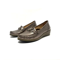 Mocasín de cuero Kalel (1916) peltre
