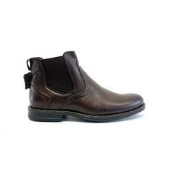 Bota de cuero Cavatini (87-6171) cafe