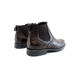 Bota de cuero Cavatini (87-6171) cafe - comprar online