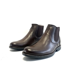 Bota de cuero Cavatini (87-6171) cafe - Calzados Miguel Angel - Zapatos de cuero