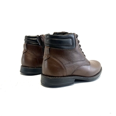 Borcego de cuero Cavatini (87-6172) cafe - comprar online