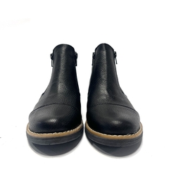 Botin de cuero doble cierre Gina Ferrari (9009) - comprar online
