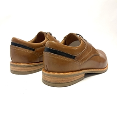Zapato de cuero acordonado Pasotti (Jara-fm) color suela - Calzados Miguel Angel - Zapatos de cuero