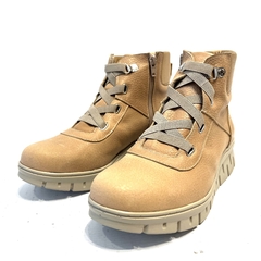 Borcego de cuero falso cordon Keady (6058) camel en internet