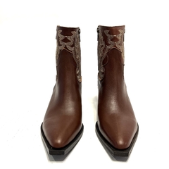 Bota texana de cuero Troncoso (525) - comprar online
