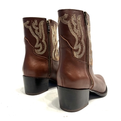 Bota texana de cuero Troncoso (525) - Calzados Miguel Angel - Zapatos de cuero