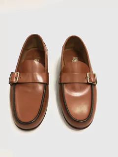 Mocasín de cuero con hebilla Fer (700) - comprar online