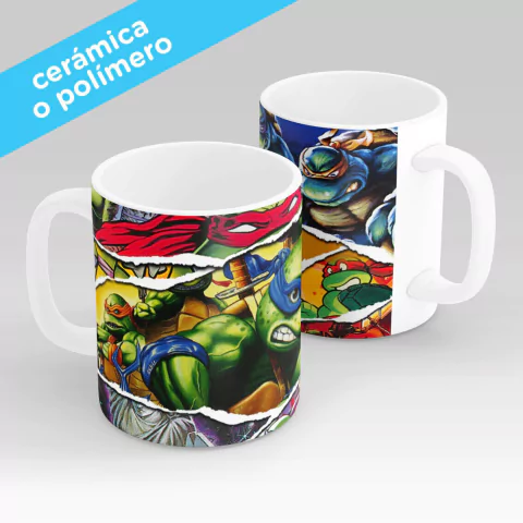 Taza sublimada - Tortugas Ninja - 02 / cerámica o polímero
