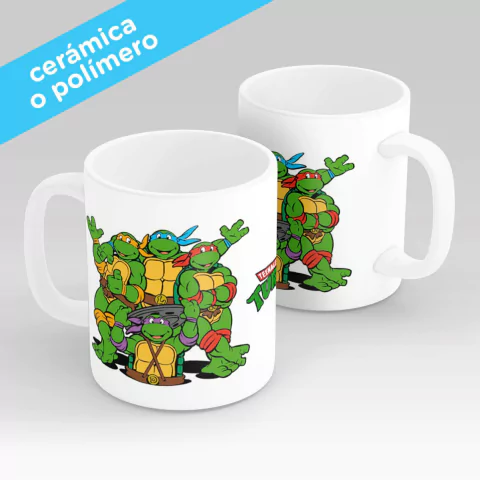 Taza sublimada - Tortugas Ninja - 04 / cerámica o polímero
