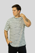 Remera tejida rayada Strype - comprar online