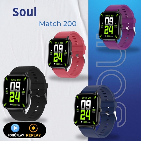 RELOJ SMARTWATCH (SOUL MATCH200)