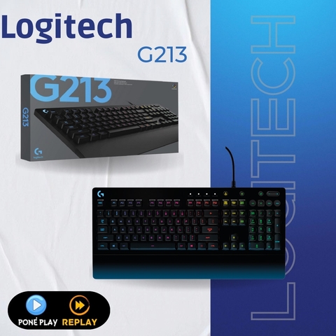 TECLADO GAMING RETROILUMINA PRODIGY (LOGITECH G213)