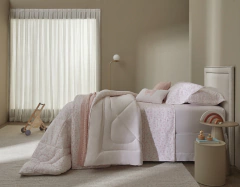 Jogo de Cama Solteiro Infantil Trussardi 200 Fios Percal 100% Algodão Belfiore