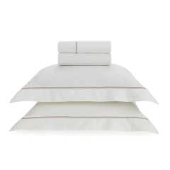 Jogo de cama Portello Branco/Legno - Trussardi na internet