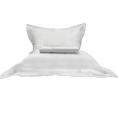 Jogo de Lençol Vernon King fitado branco - Muguet Home