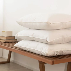 Travesseiro 100% Algodão 50cm x 70cm Câmara Dupla Branco na internet